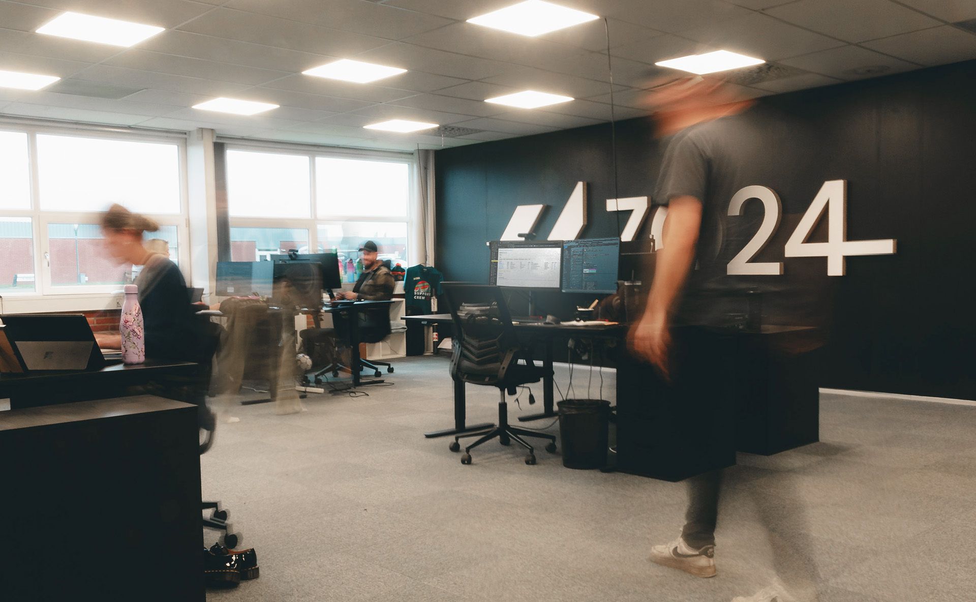 A picture of the team from zo24 working